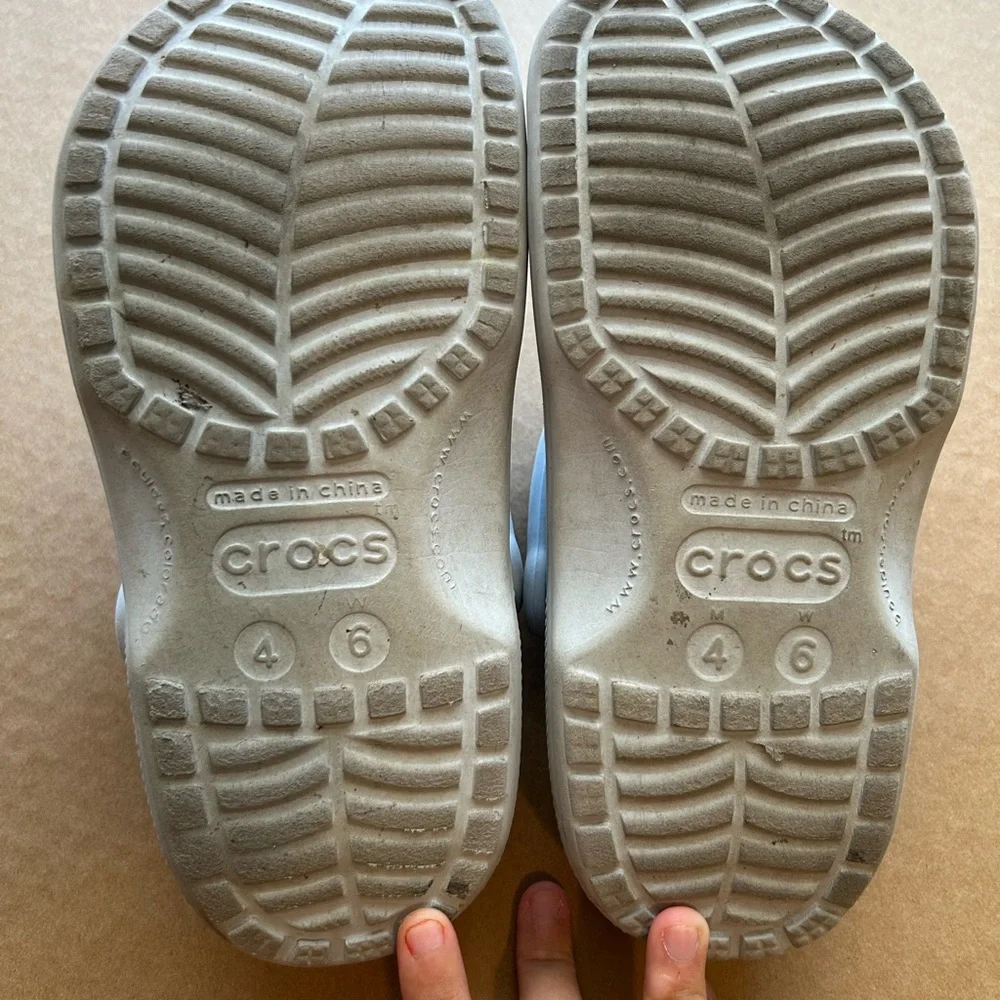 Light Blue Crocs - Picture 7 of 7